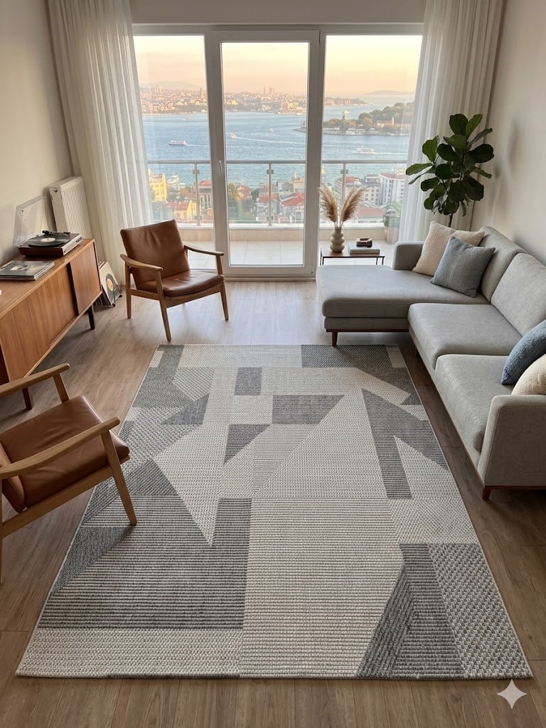 Kaymaz Taban Wool Spor Sisal Gri