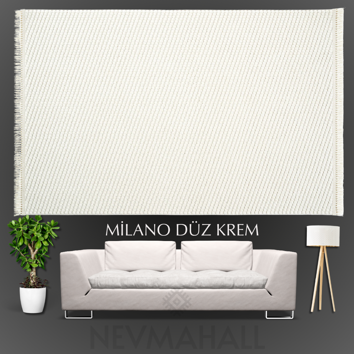Milano Düz Krem