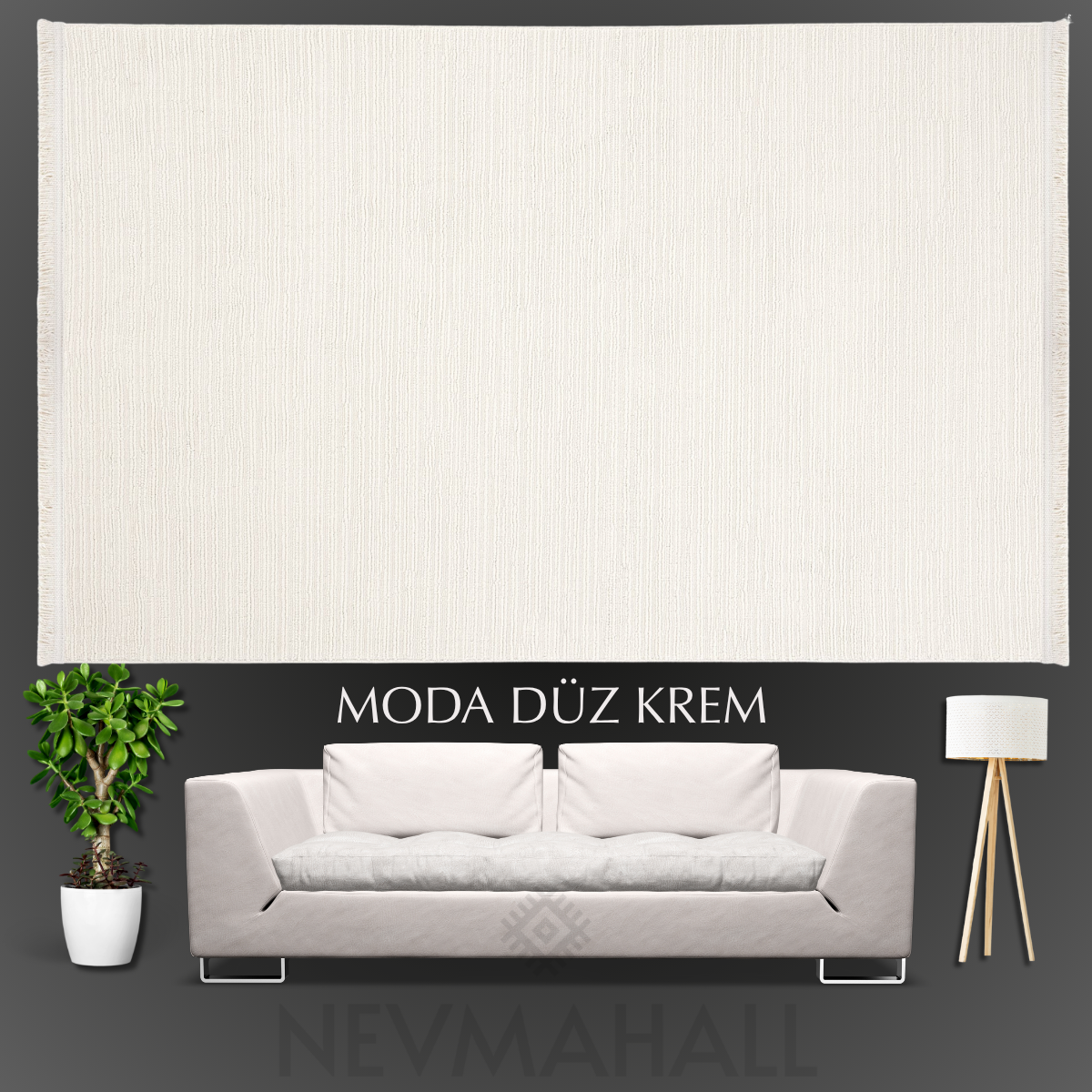 Moda Serisi Düz Krem