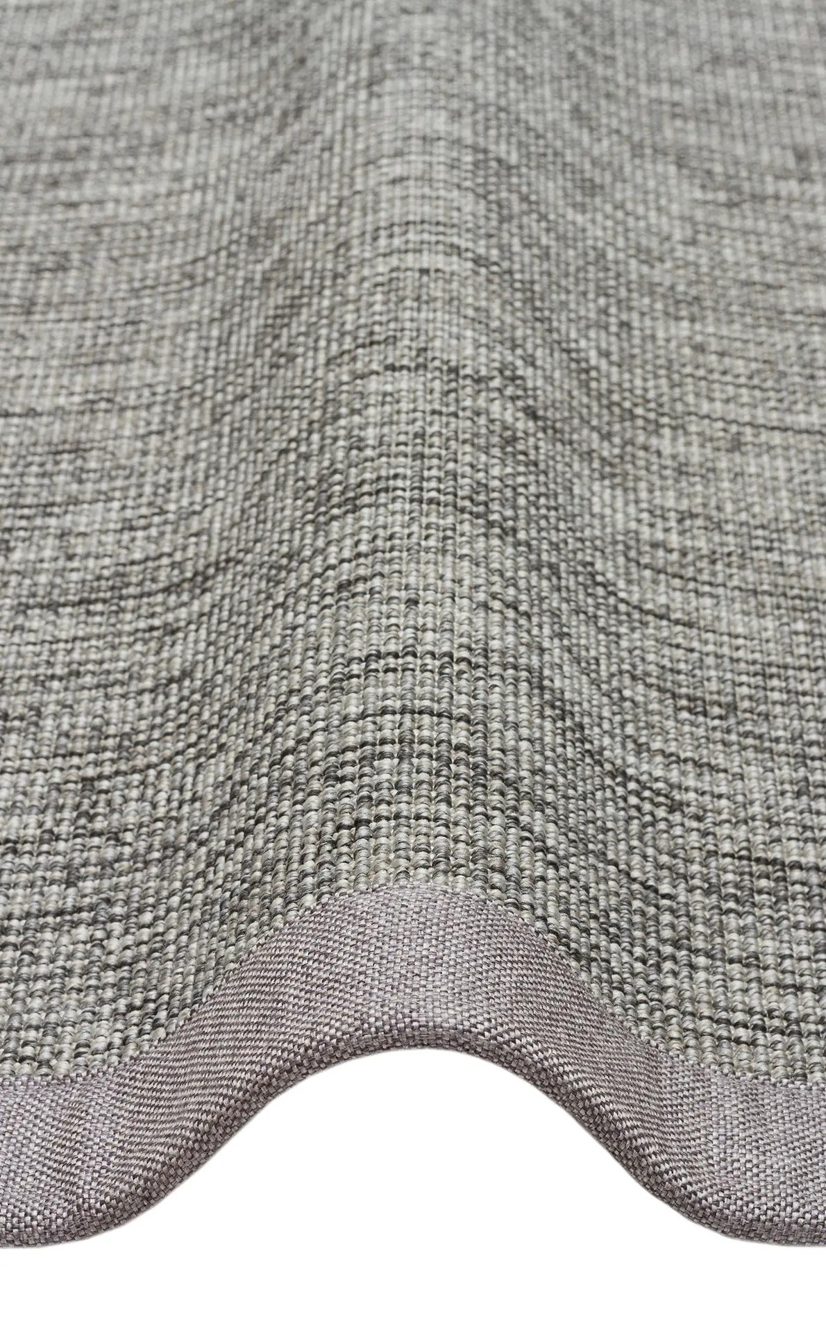 Modern Tasarımlı  Sisal Gri Dokuma Gri Kumaş Bordür Halı vnt 2705