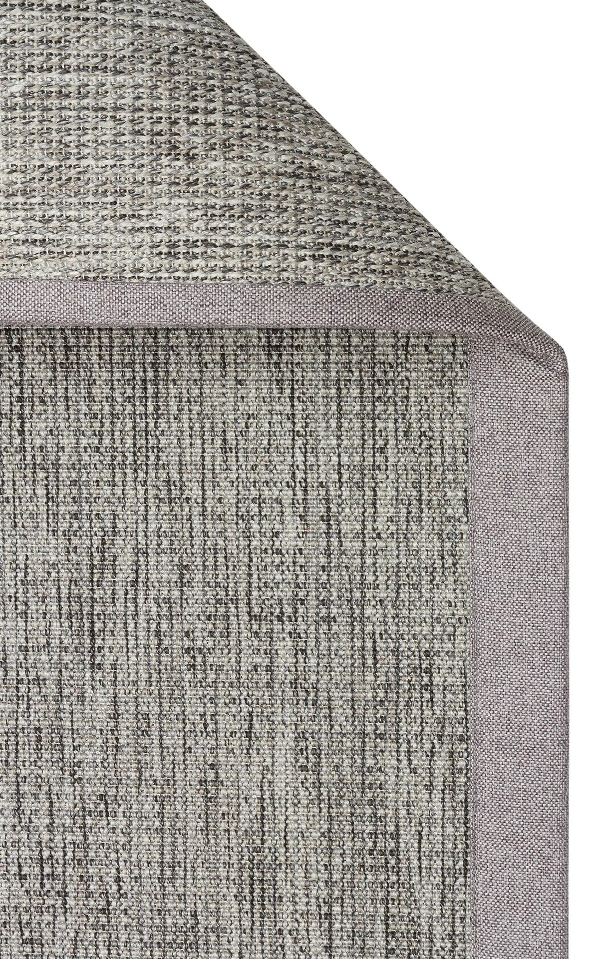 Modern Tasarımlı  Sisal Gri Dokuma Gri Kumaş Bordür Halı vnt 2705