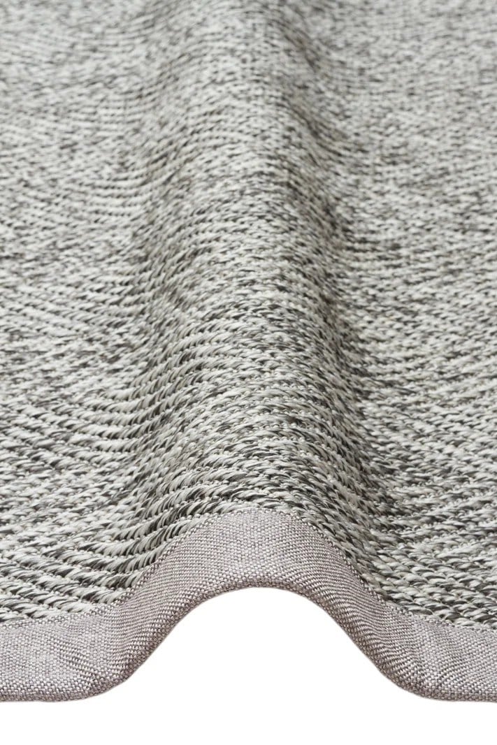 Modern Tasarımlı  Sisal Gri Dokuma Gri Kumaş Bordür Halı vnt 2704