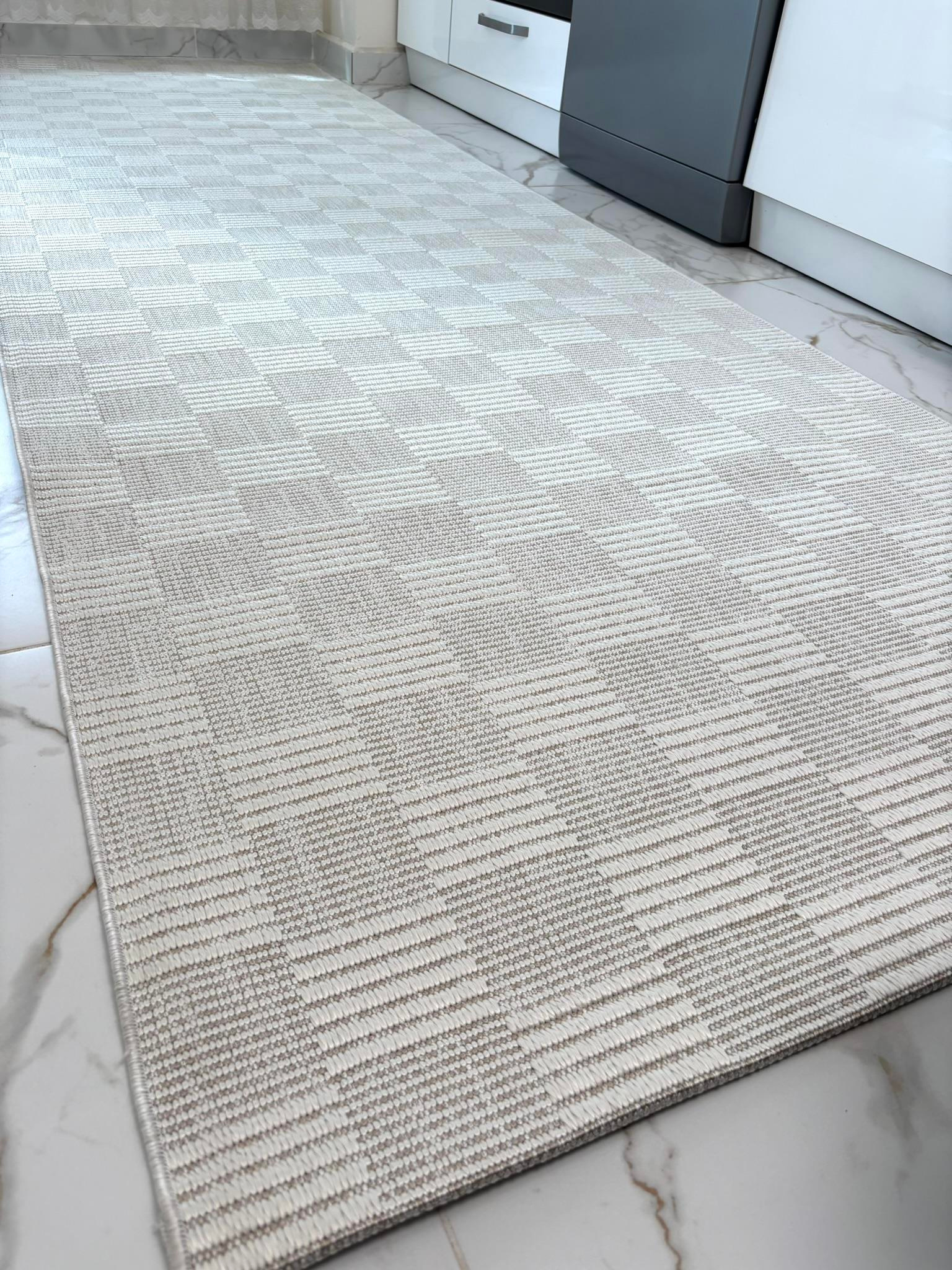 Mozaik Krem Yumuşak Sisal