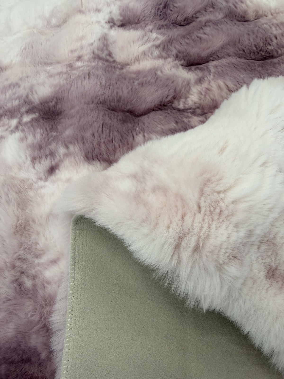 Multi Lila Bubble Peluş Halı - Yumuşak Dokulu Kolay Temizlenir 420