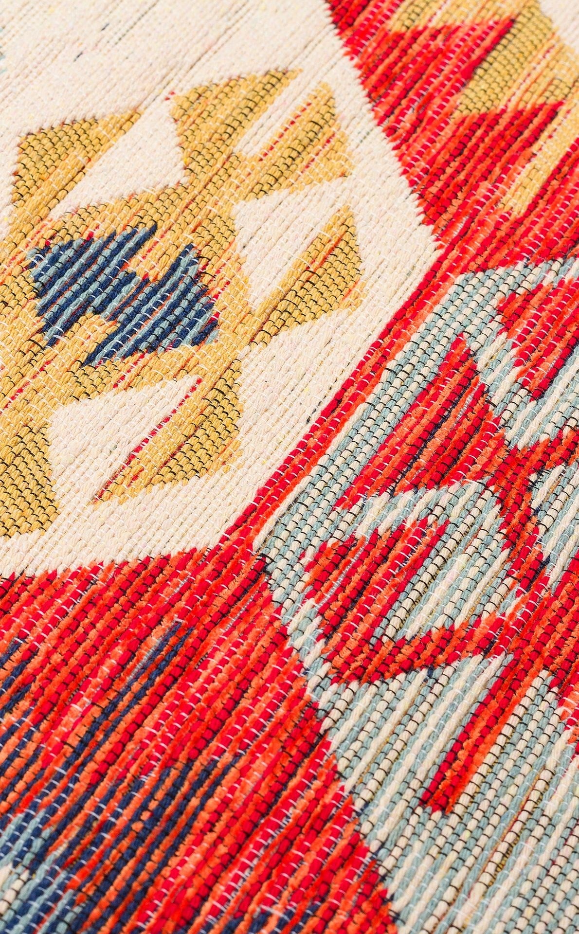 Nevmahall Nomad NMD01 Multy Çift Taraflı Yıkanabilir Pamuk Şönil Kilim