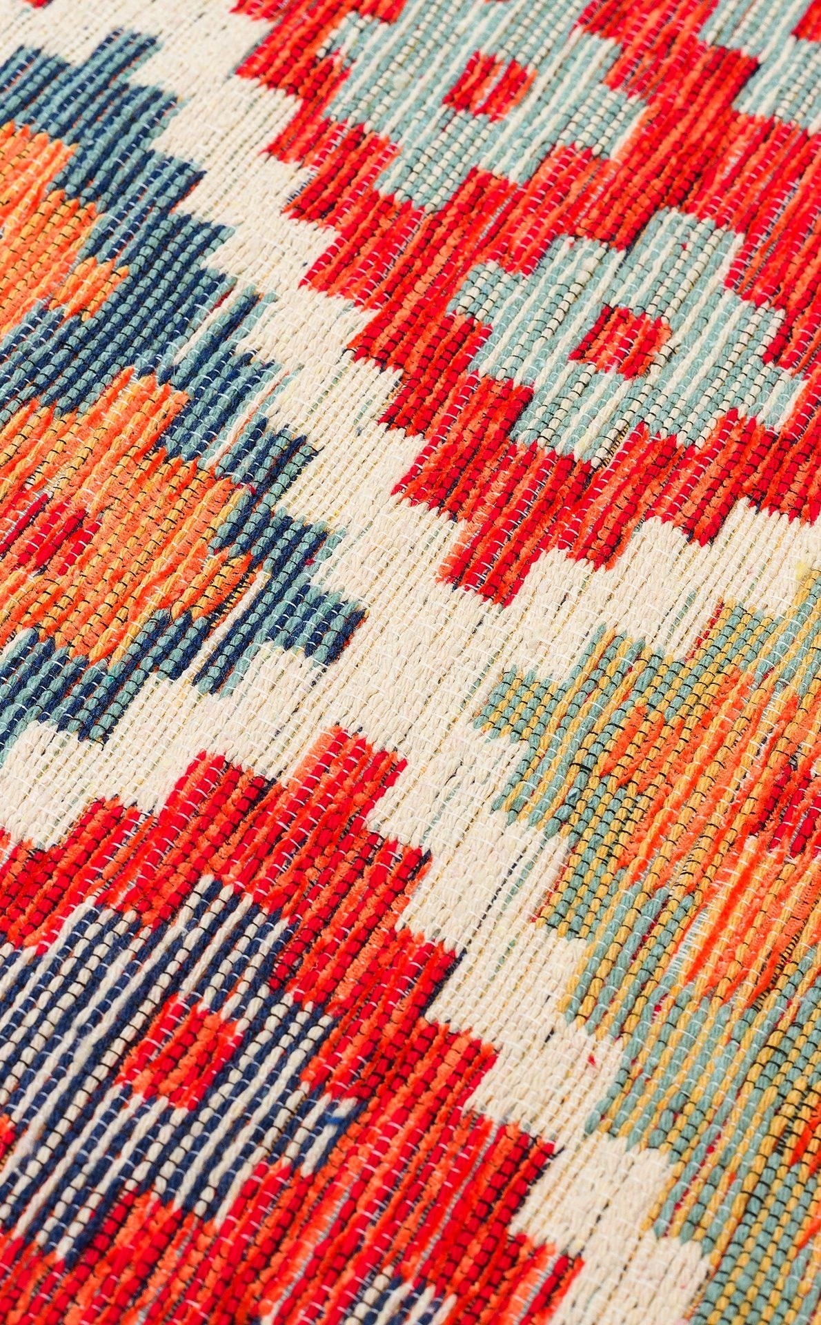 Nevmahall Nomad NMD05 Terra Çift Taraflı Yıkanabilir Pamuk Şönil Kilim