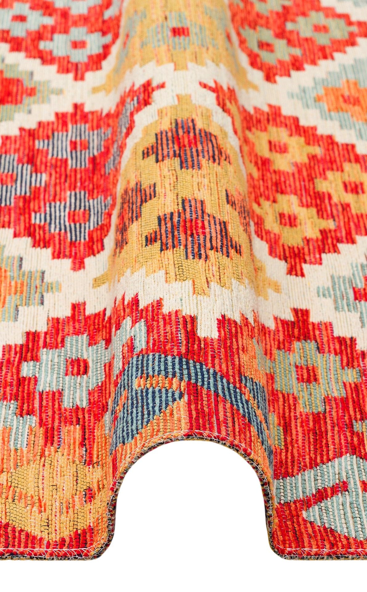 Nevmahall Nomad NMD05 Terra Çift Taraflı Yıkanabilir Pamuk Şönil Kilim