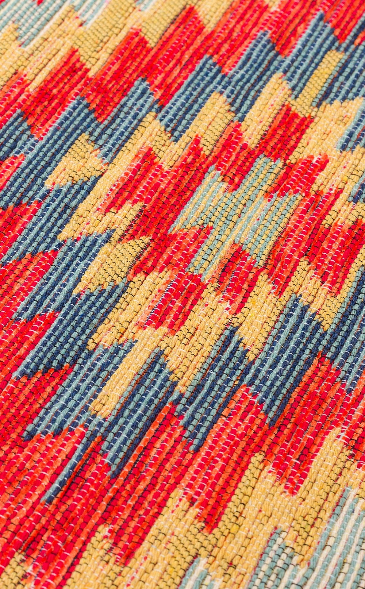 Nevmahall Nomad NMD07 Terra Çift Taraflı Yıkanabilir Pamuk Şönil Kilim