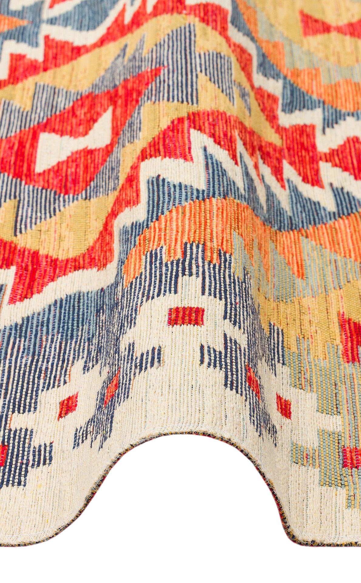 Nevmahall Nomad NMD09 Light Multy Çift Taraflı Yıkanabilir Pamuk Şönil Kilim
