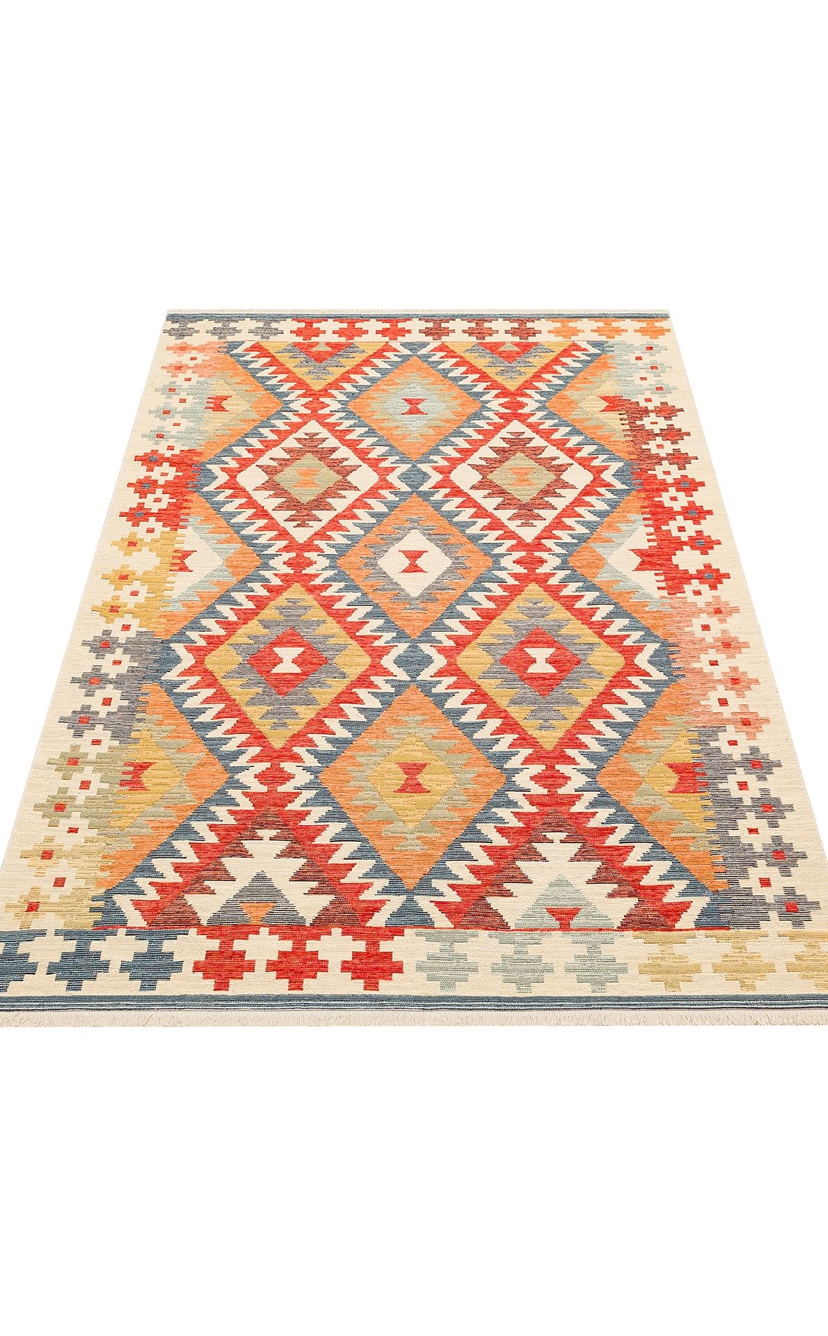 Nevmahall Nomad NMD09 Light Multy Çift Taraflı Yıkanabilir Pamuk Şönil Kilim
