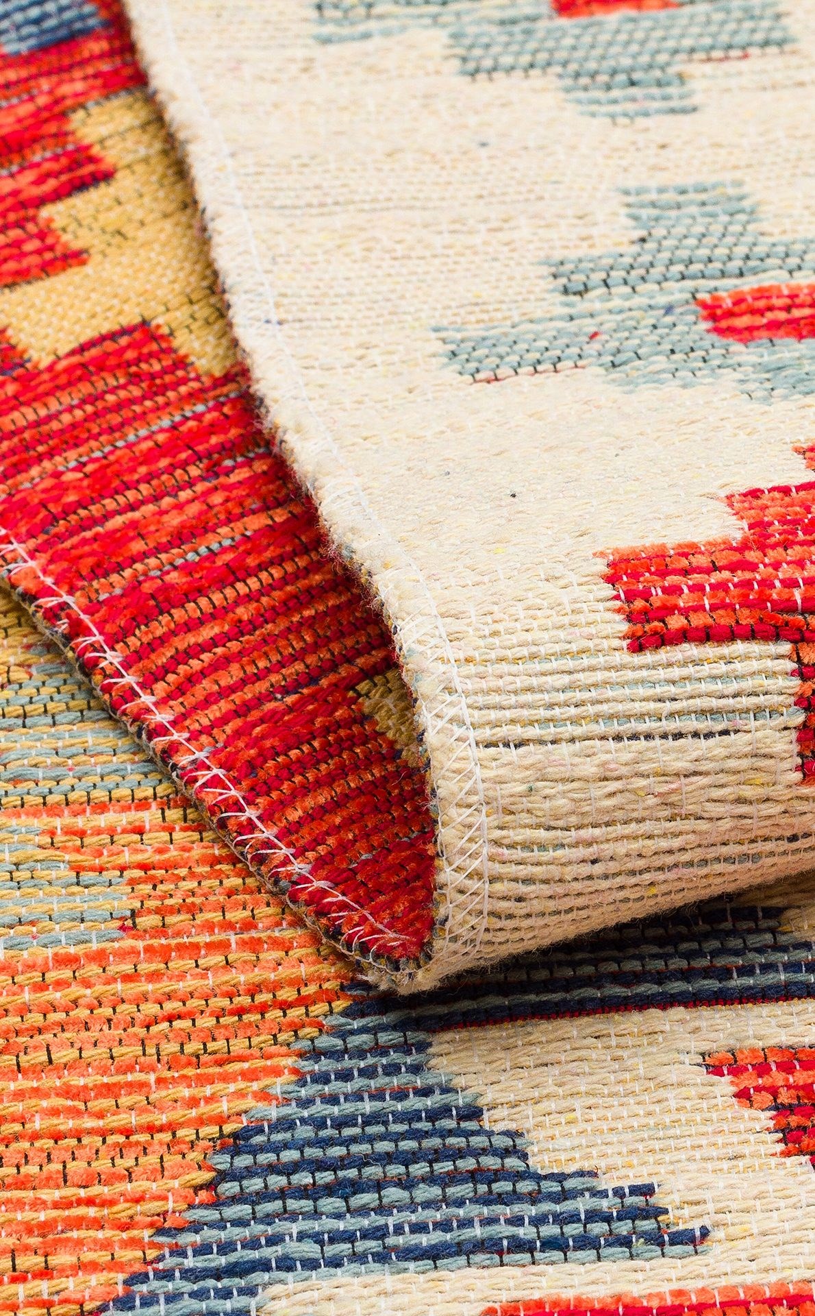 Nevmahall Nomad NMD09 Light Multy Çift Taraflı Yıkanabilir Pamuk Şönil Kilim