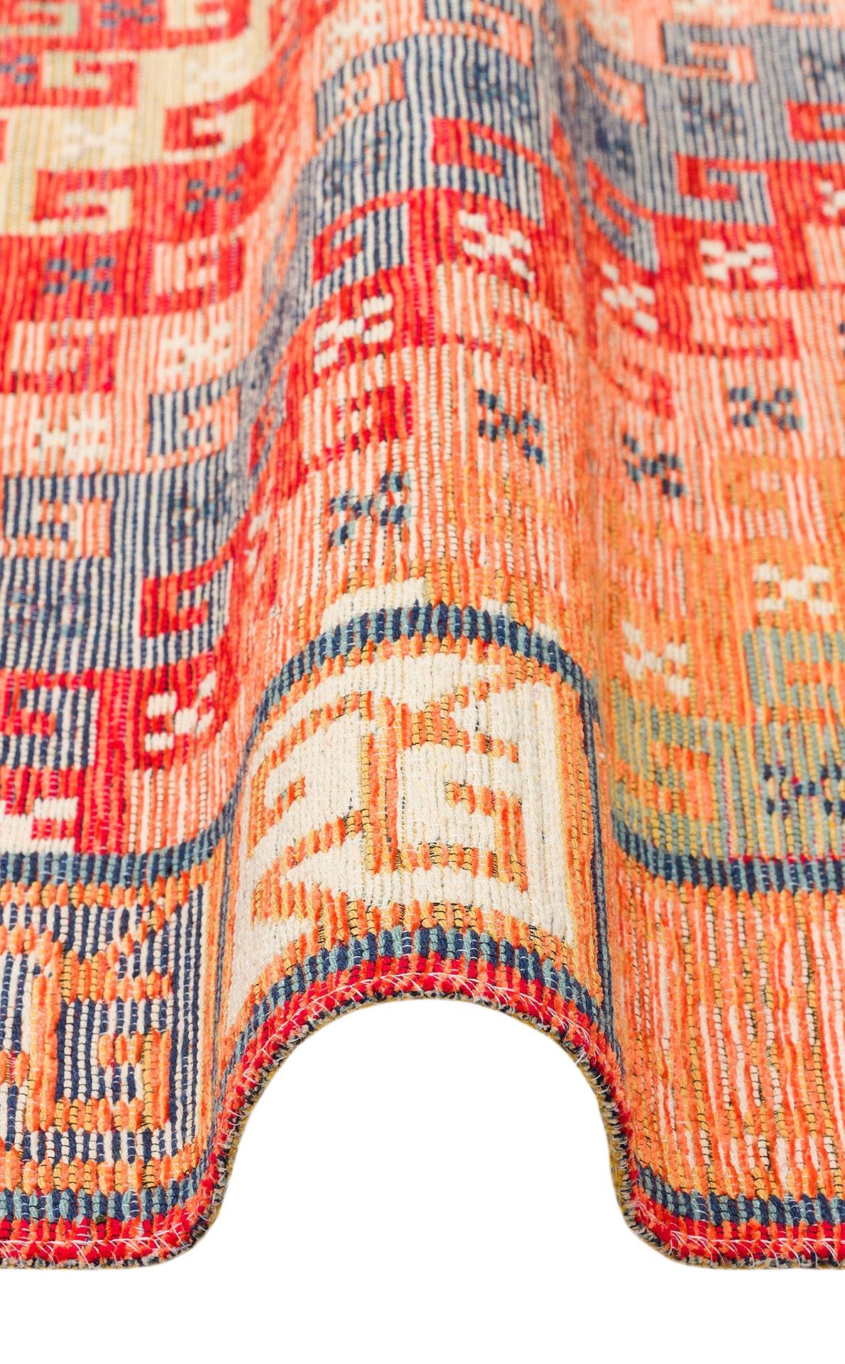 Nevmahall Nomad NMD11 Terra Çift Taraflı Yıkanabilir Pamuk Şönil Kilim
