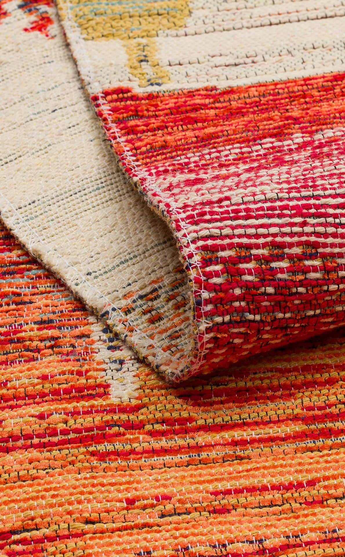 Nevmahall Nomad NMD12 Terra Çift Taraflı Yıkanabilir Pamuk Şönil Kilim