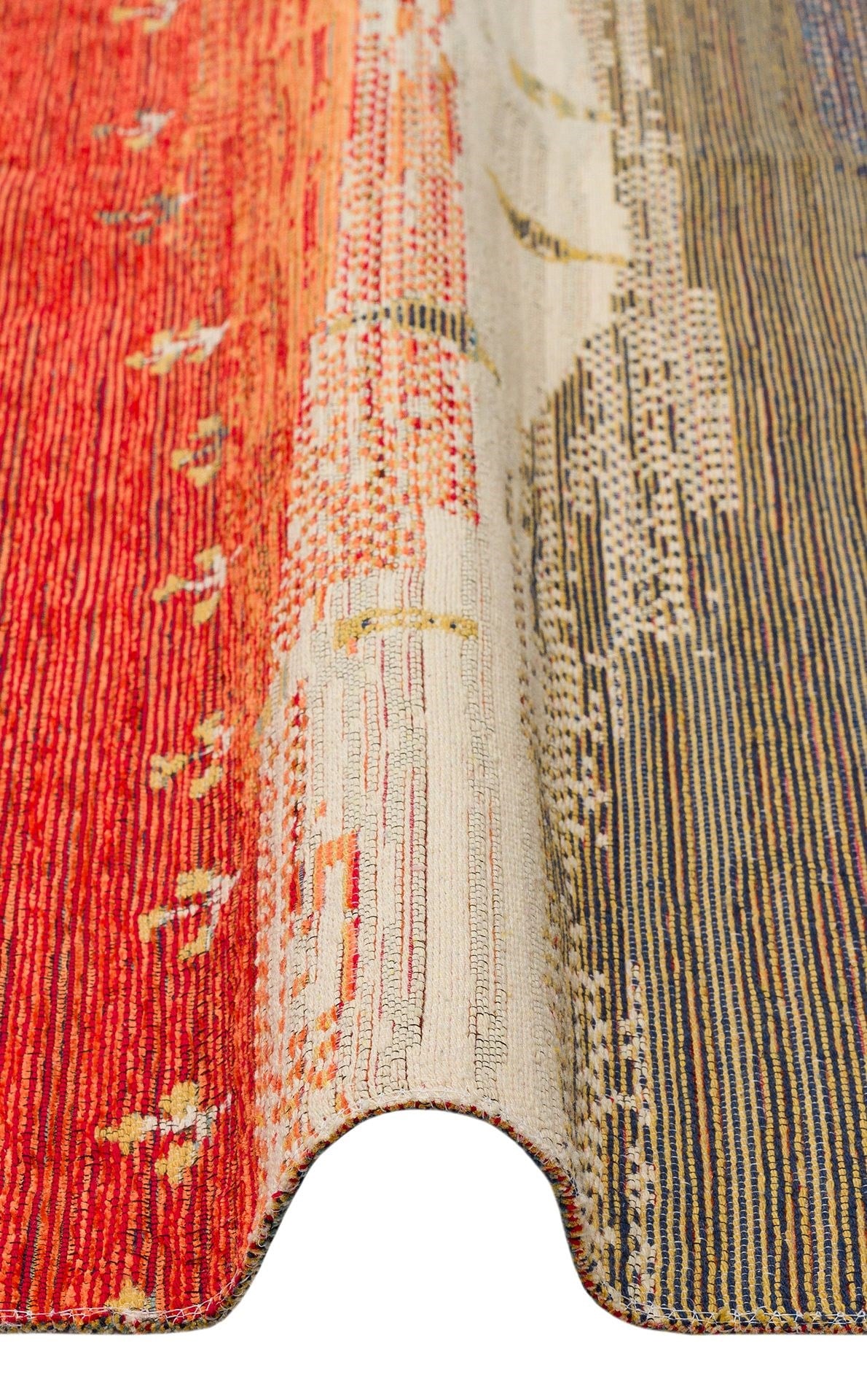 Nevmahall Nomad NMD12 Terra Çift Taraflı Yıkanabilir Pamuk Şönil Kilim