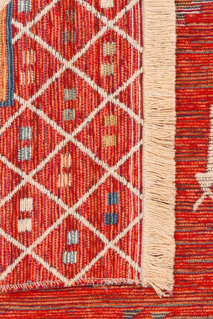 Nevmahall Nomad NMD15 Light Multy Çift Taraflı Yıkanabilir Pamuk Şönil Kilim
