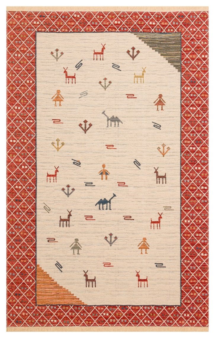 Nevmahall Nomad NMD15 Light Multy Çift Taraflı Yıkanabilir Pamuk Şönil Kilim