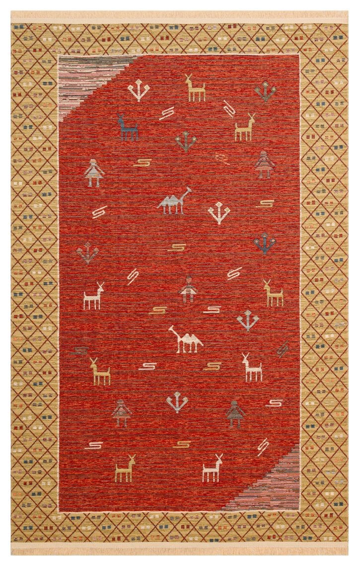 Nevmahall Nomad NMD15 Light Multy Çift Taraflı Yıkanabilir Pamuk Şönil Kilim