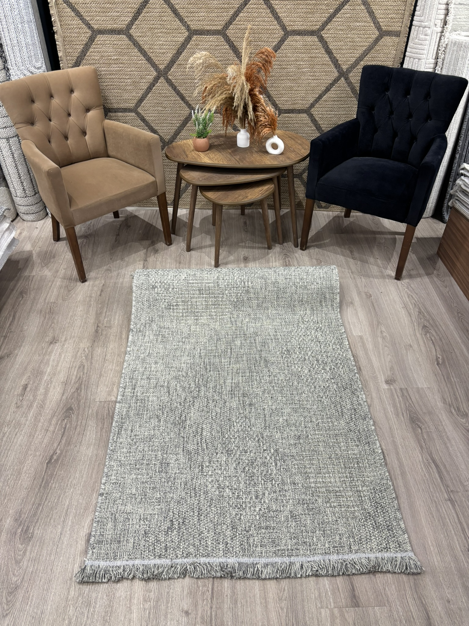 NevSisal Soft Geometrik Gri