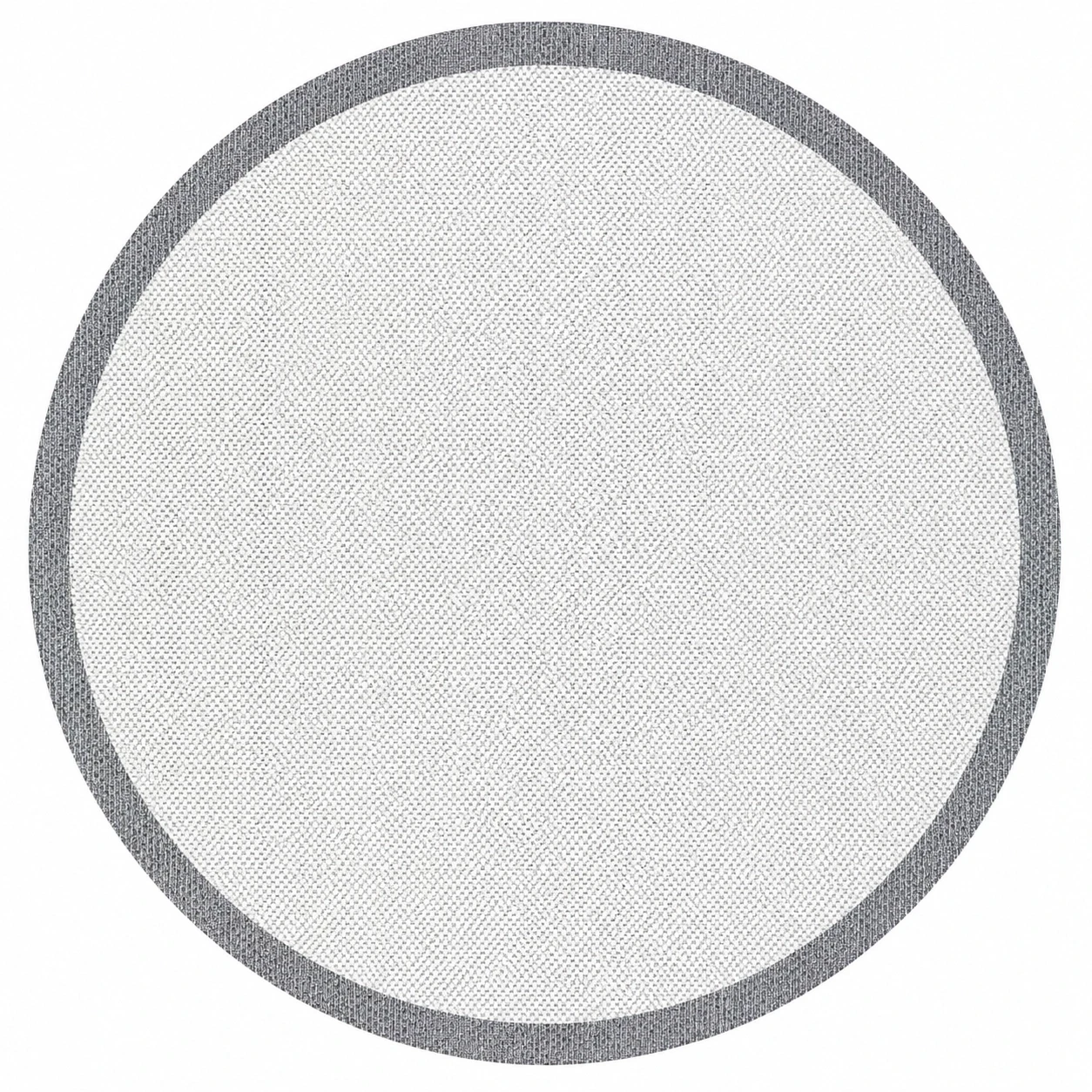 Premium Kalite Makinada Yıkanabilir Kaymaz Taban Antialerjik Wool Sisal Halı Krem Antrasit