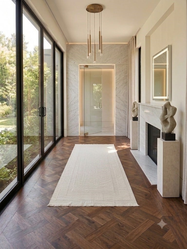 Premium Kalite Makinada Yıkanabilir Kaymaz Taban Antialerjik Wool Çerçeveli Bukle Sisal 8001 Krem