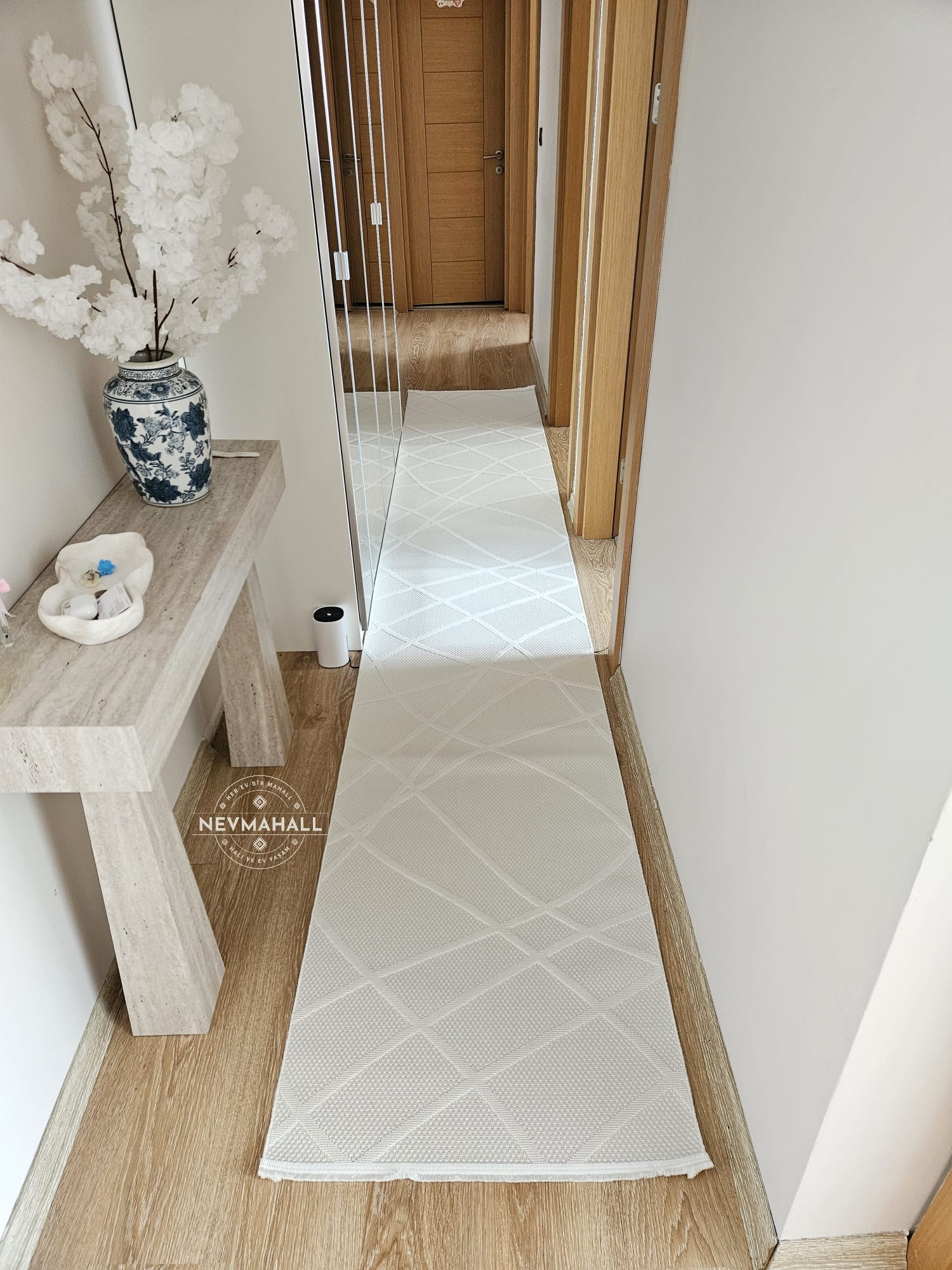 Premium Kalite Makinada Yıkanabilir Kaymaz Taban Antialerjik Wool Bukle Sisal 8002 Krem