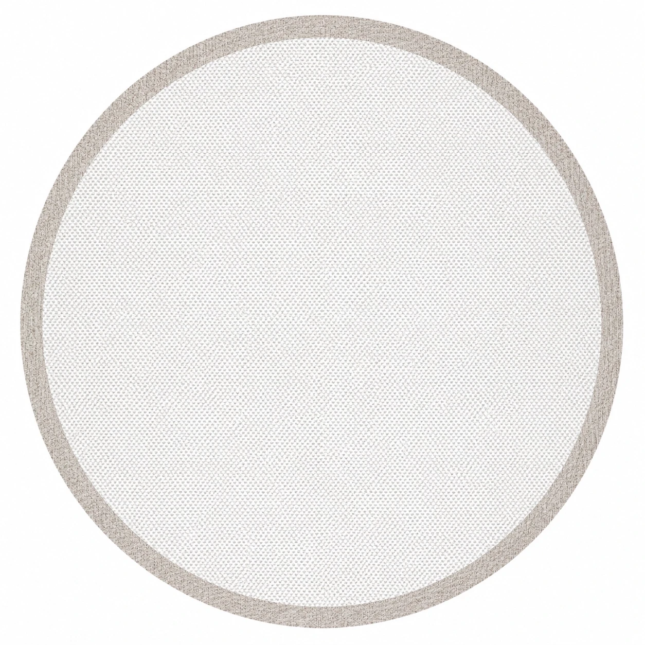 Premium Kalite Makinada Yıkanabilir Kaymaz Taban Antialerjik Wool Sisal Halı Krem Bej