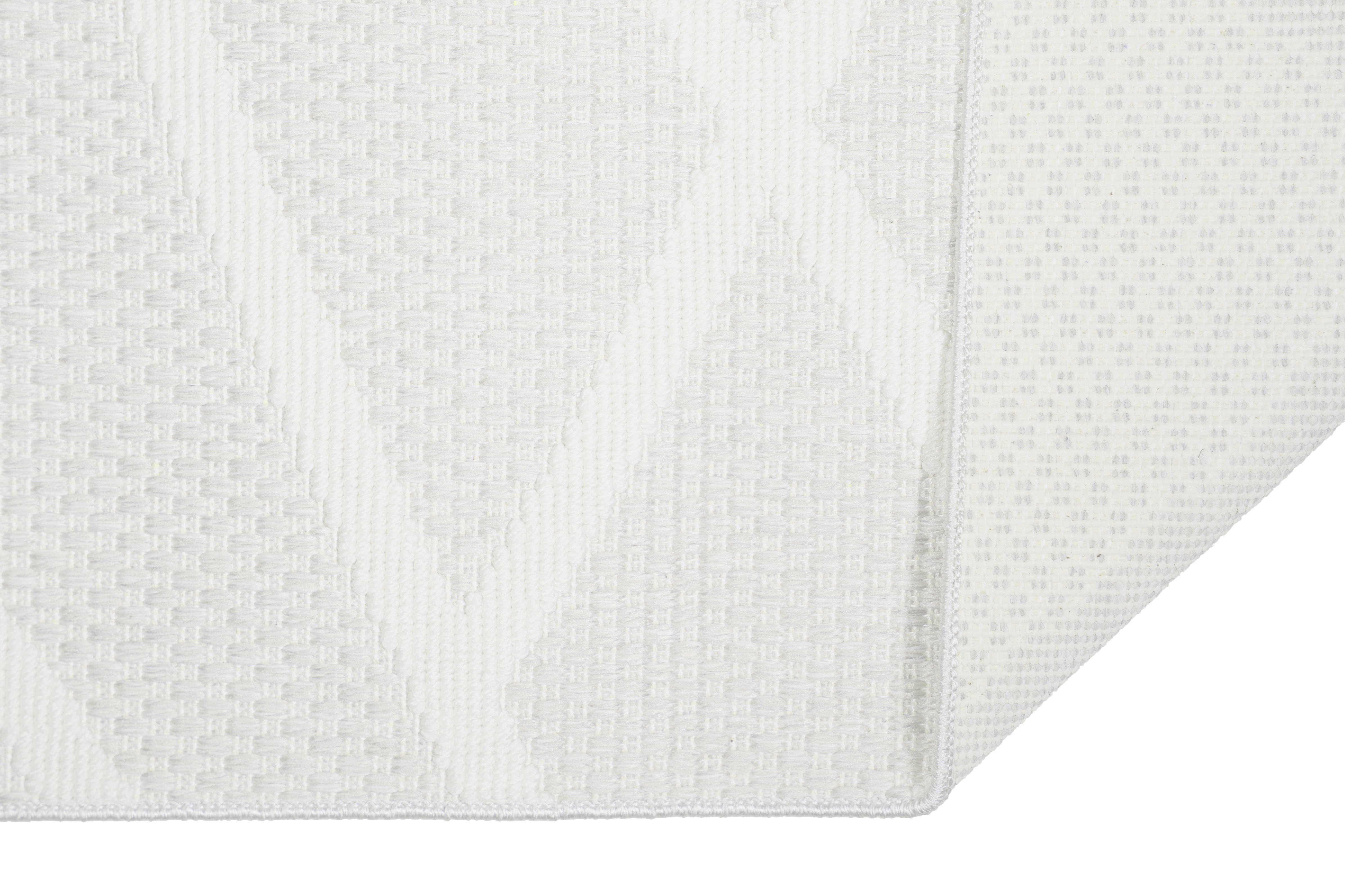 Premium Kalite Makinada Yıkanabilir Kaymaz Taban Antialerjik Wool Bukle Sisal 8002 Krem