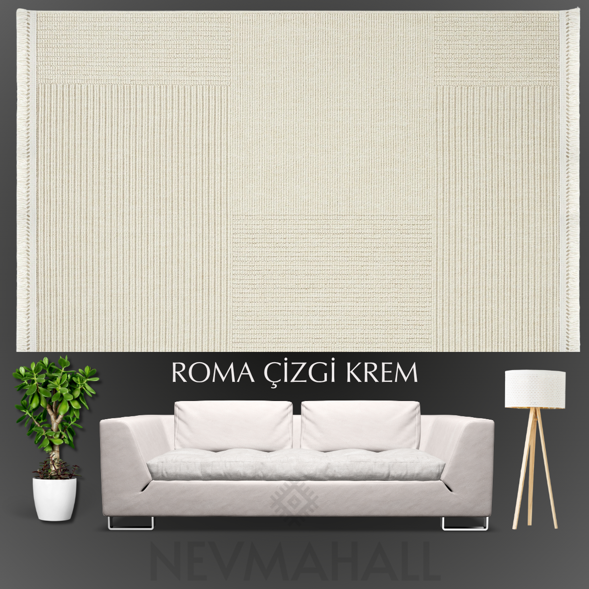 Roma Çizgi Krem