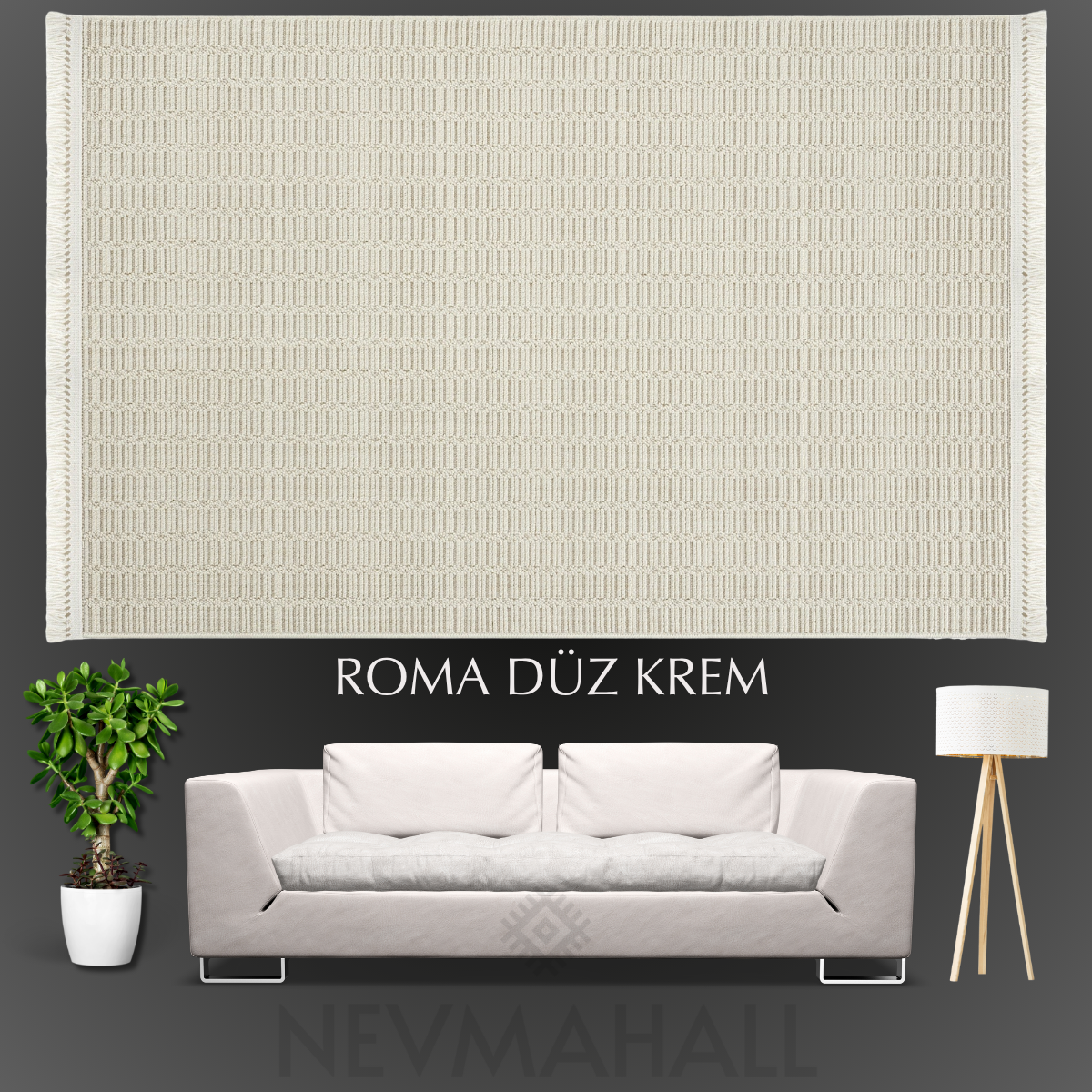 Roma Düz Krem