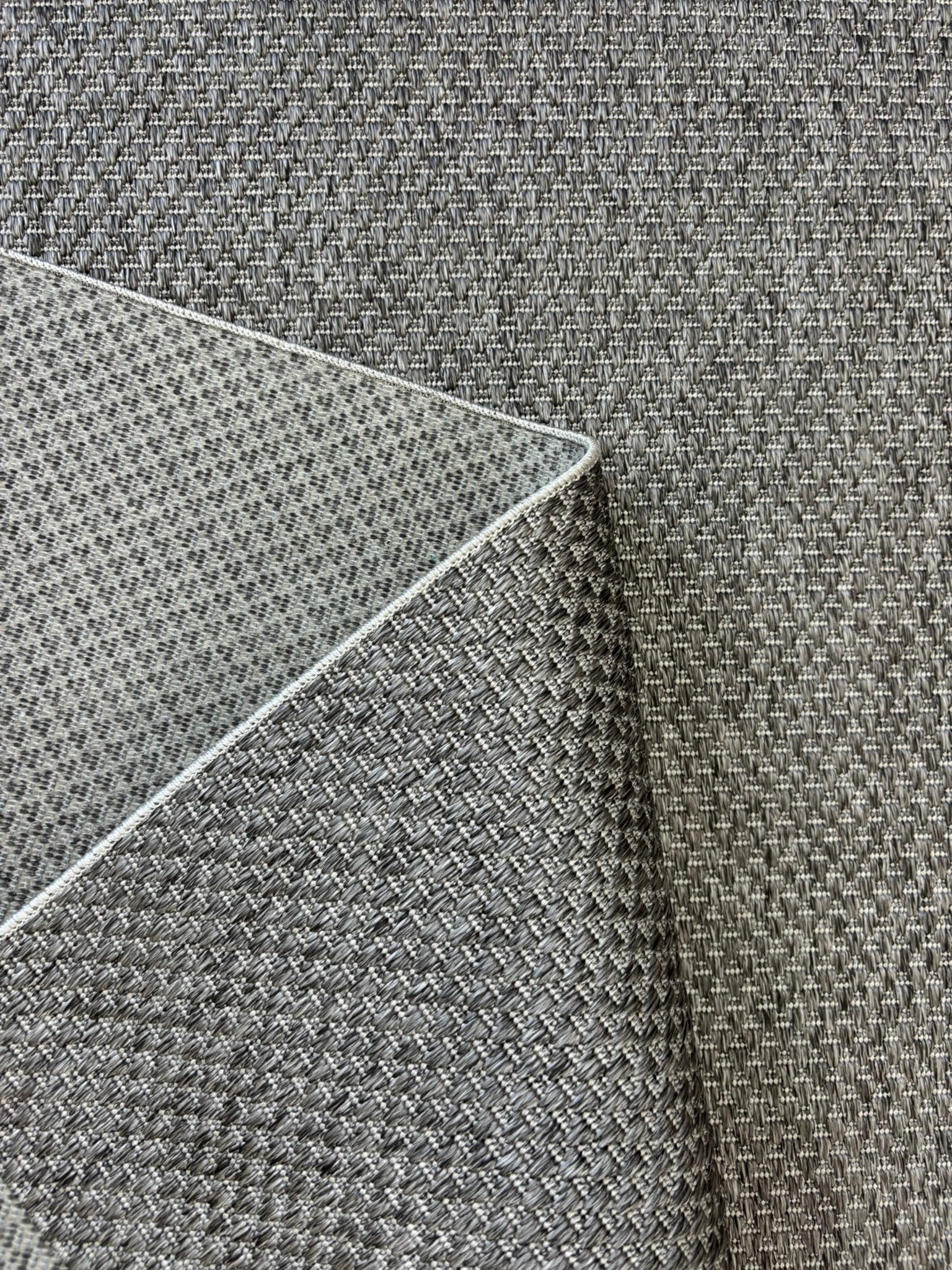 Sade ve Zarif Özel Ölçülü Premium Kalite Makinada Yıkanabilir Kaymaz Taban Antialerjik  Wool Sisal Halı Düz Antrasit
