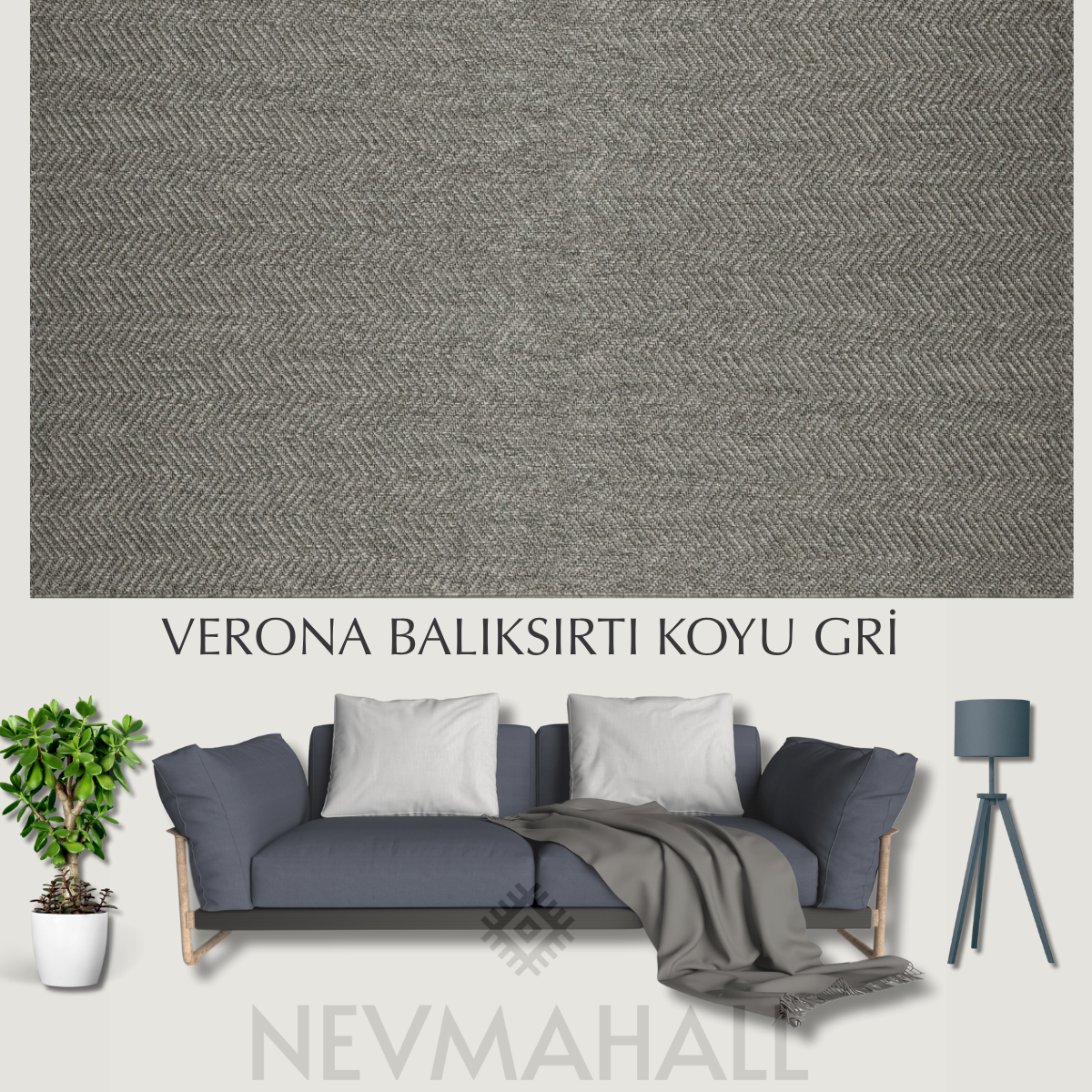 Verona Balık Sırtı Gri