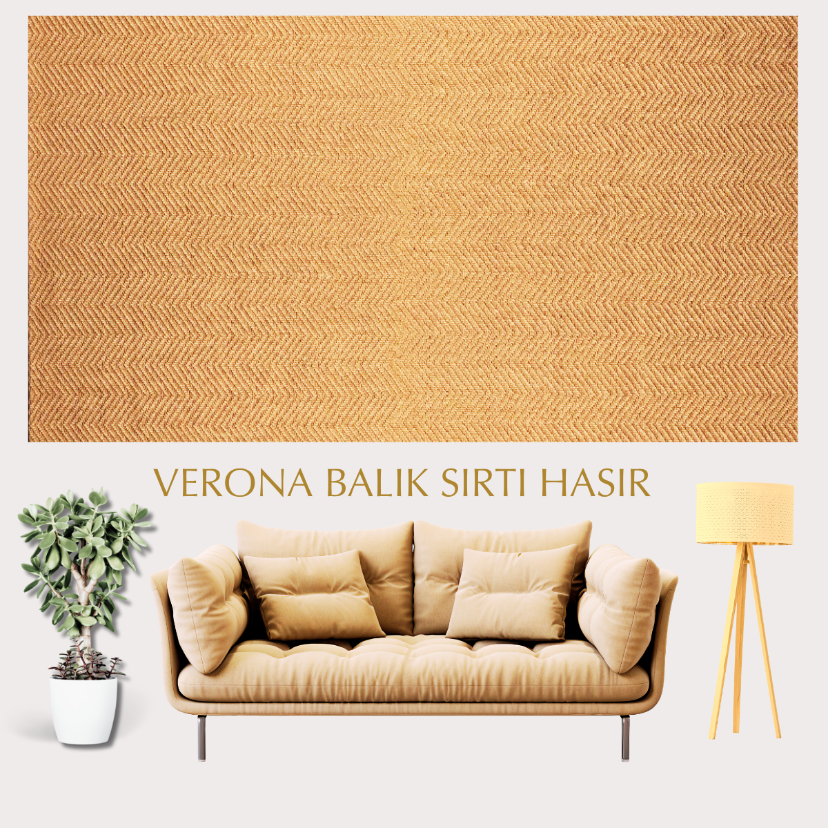 Verona Balık Sırtı Hasır 