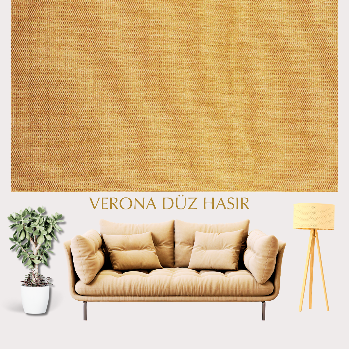 Verona Düz Hasır