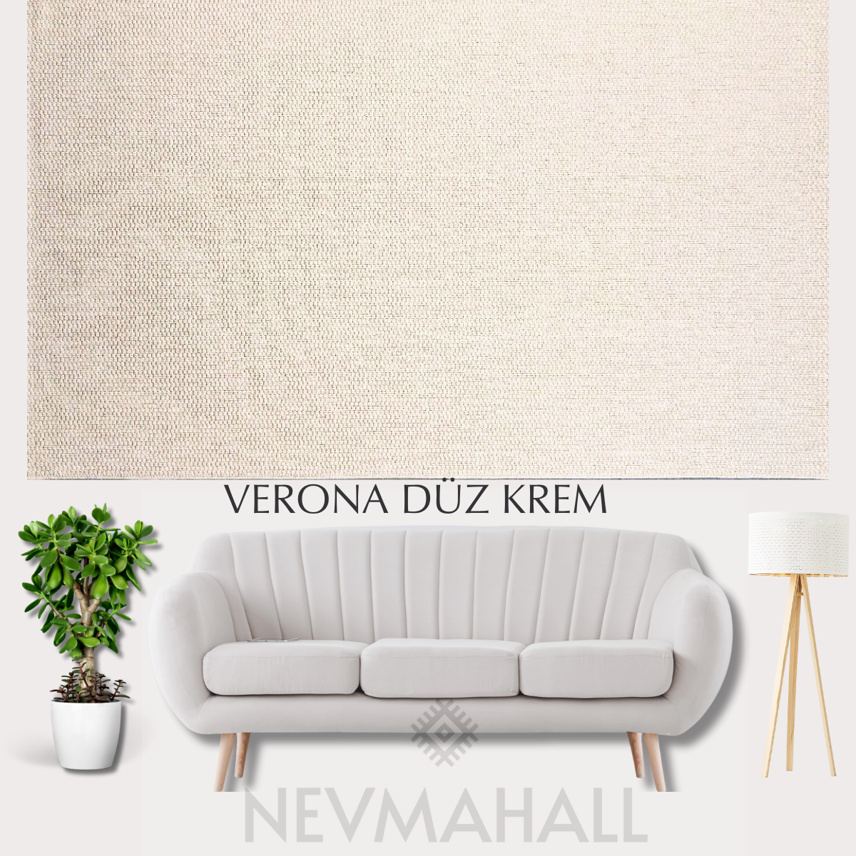 Verona Düz Krem