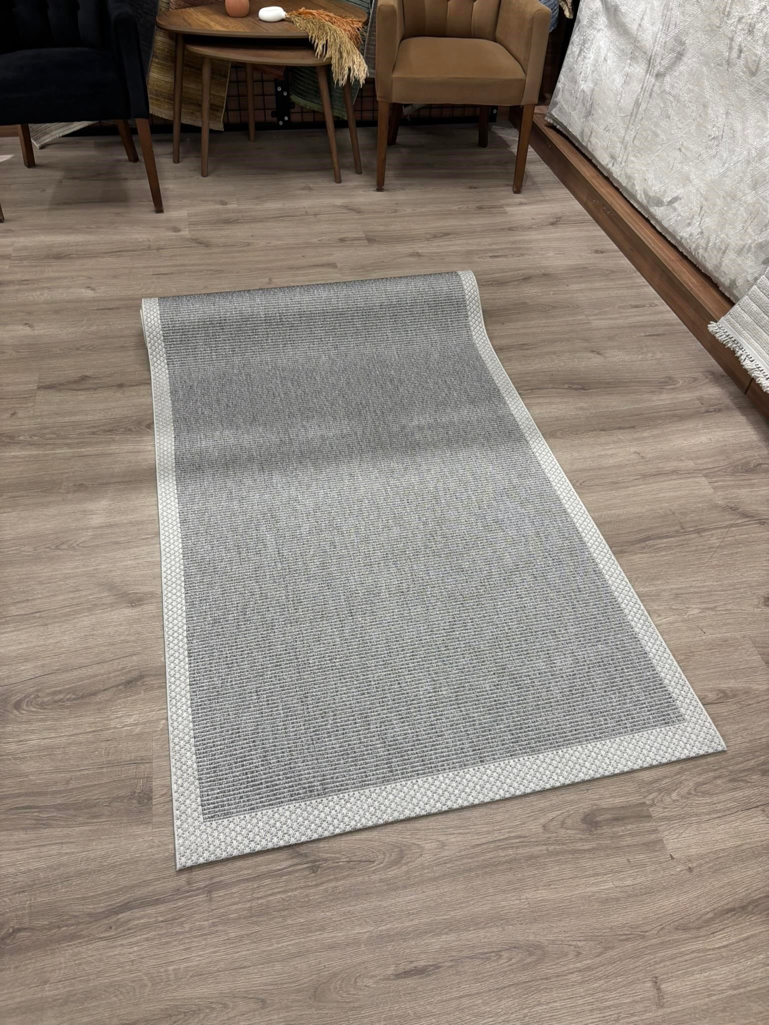 Wool Sisal Antrasit Gri