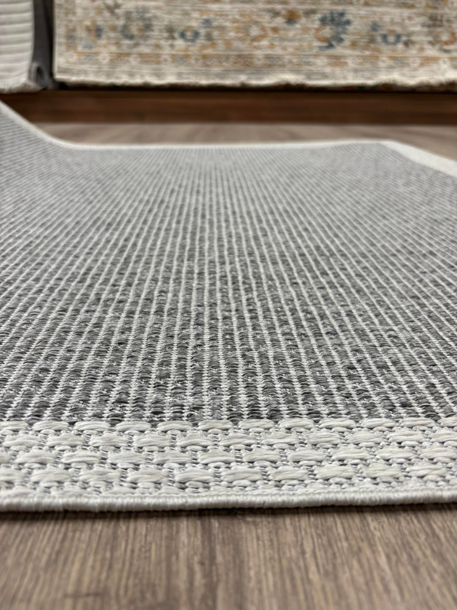 Wool Sisal Antrasit Gri