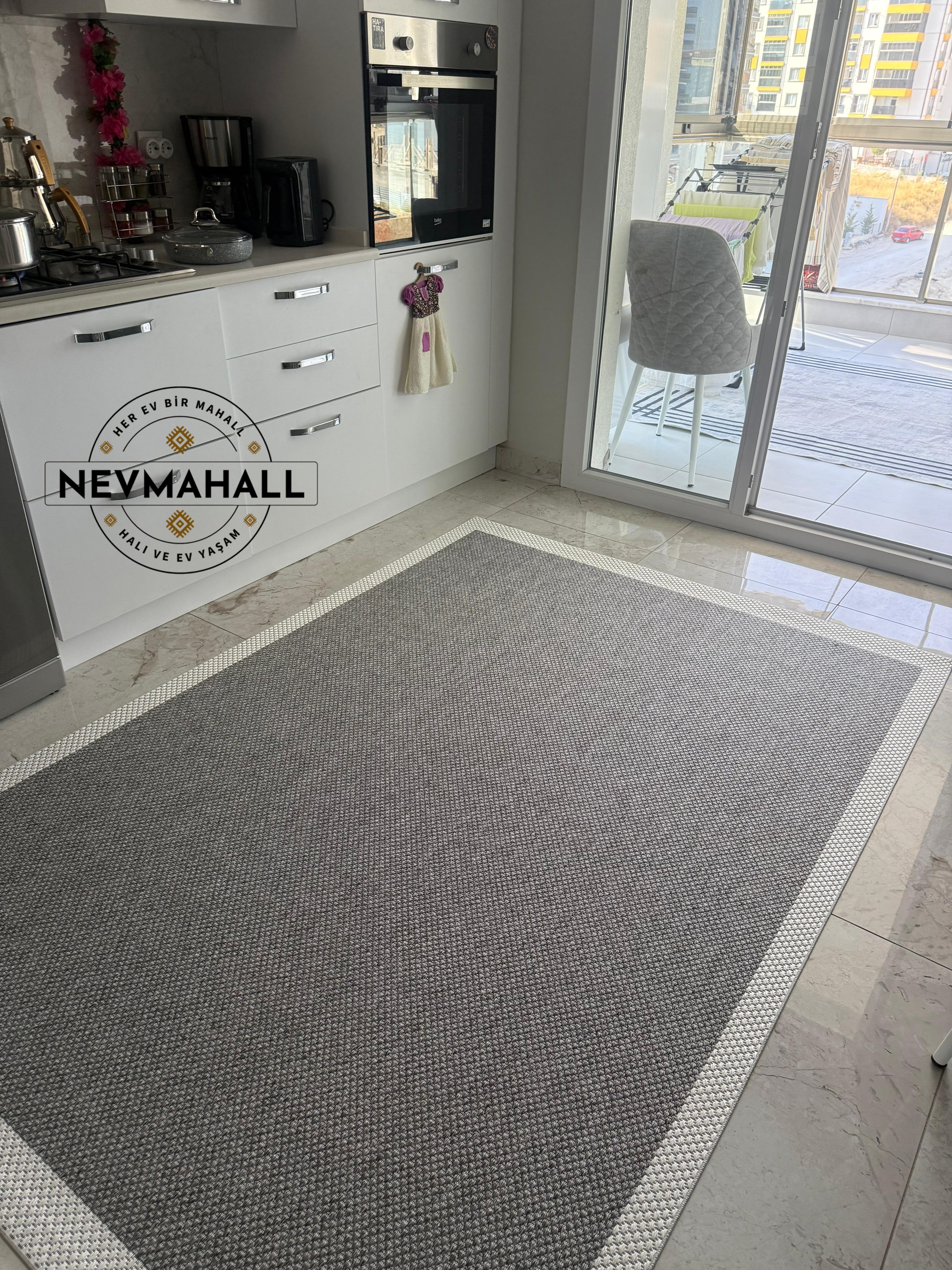 Wool Sisal Antrasit Krem 