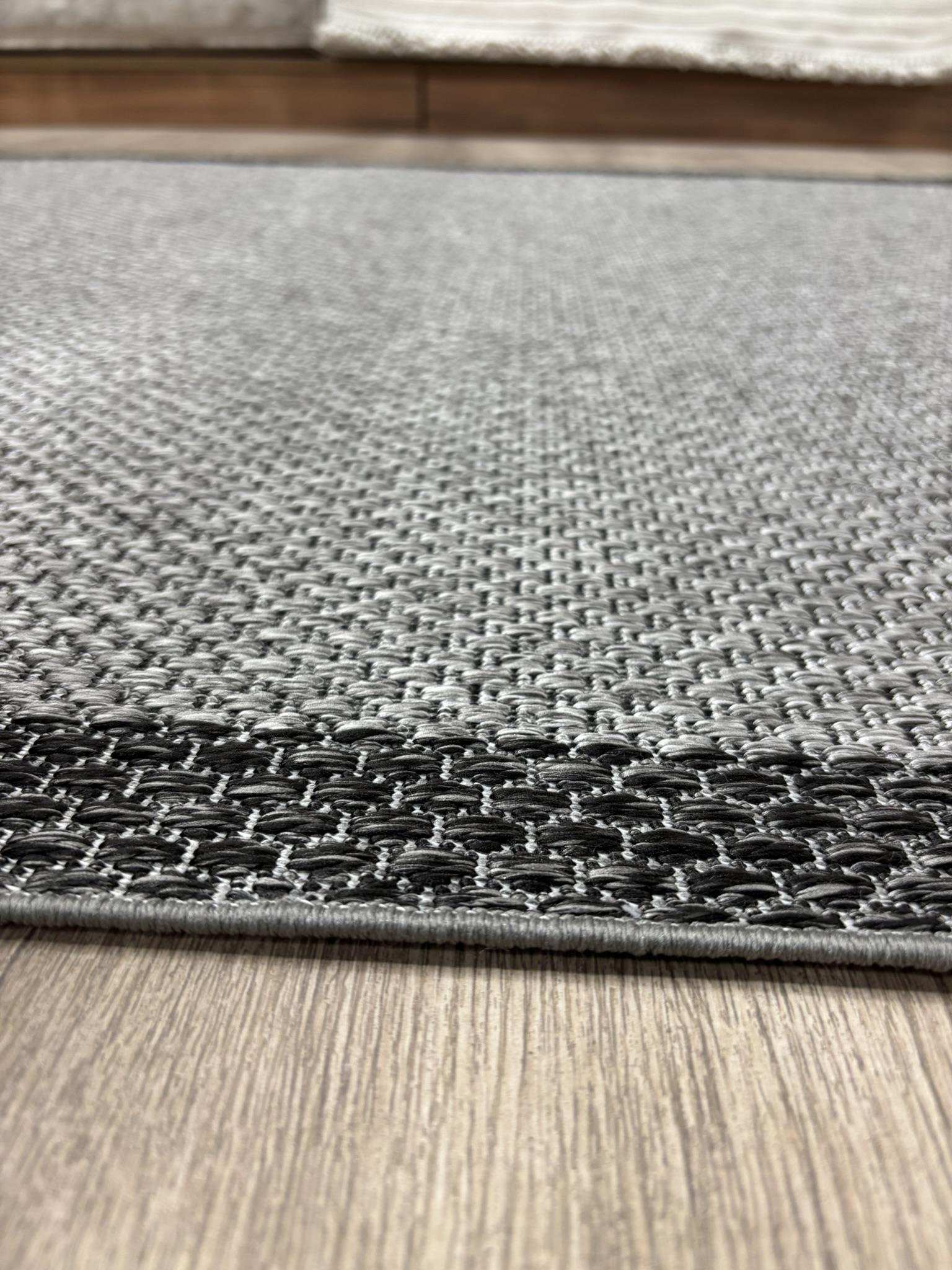 Wool Sisal Antrasit Siyah 