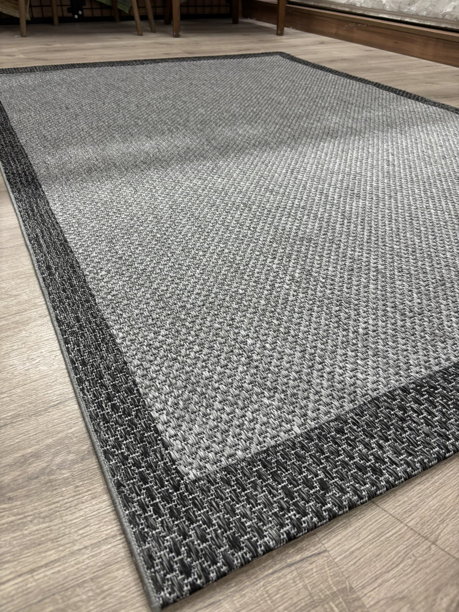 Wool Sisal Antrasit Siyah 