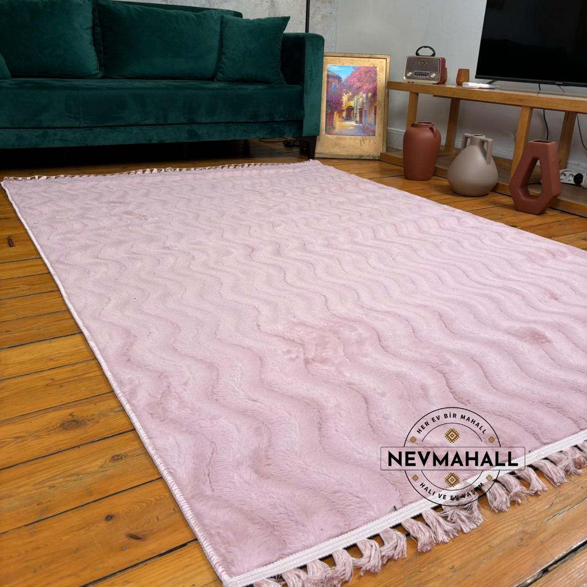 Zigzag Lila Peluş