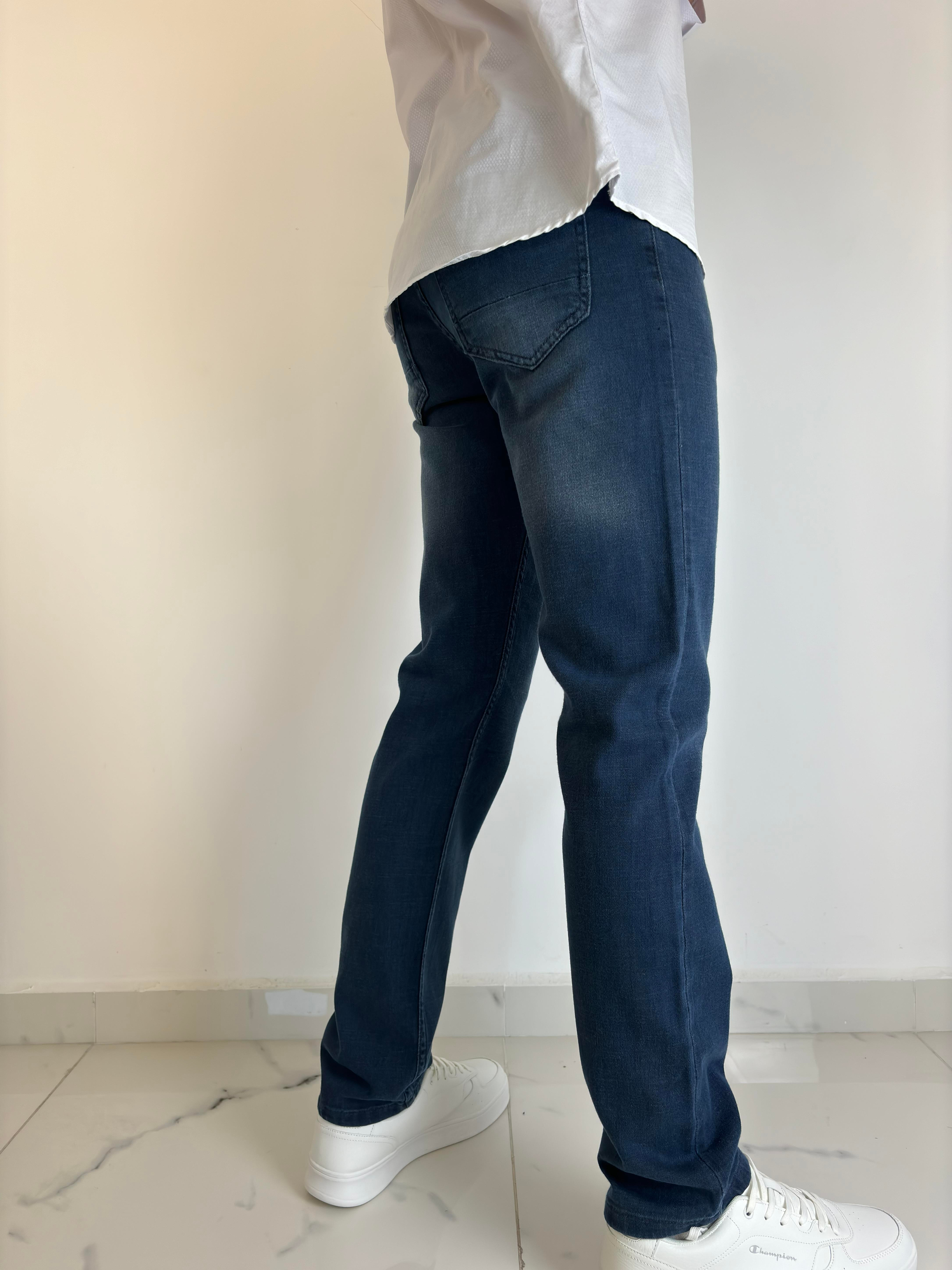 APT PRESTIGE Erkek Mavi Klasik Kot Pantolon