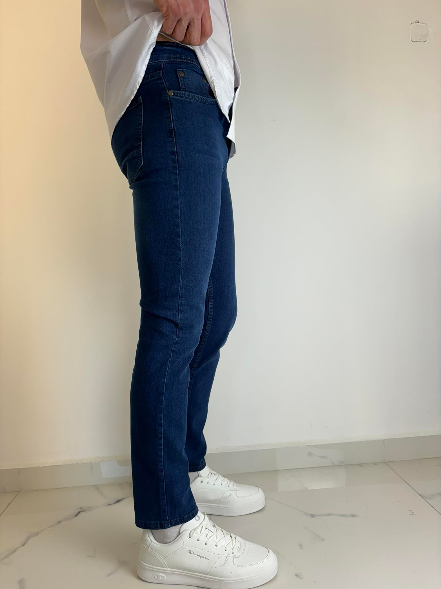 APT PRESTIGE Erkek Mavi Klasik Kot Pantolon