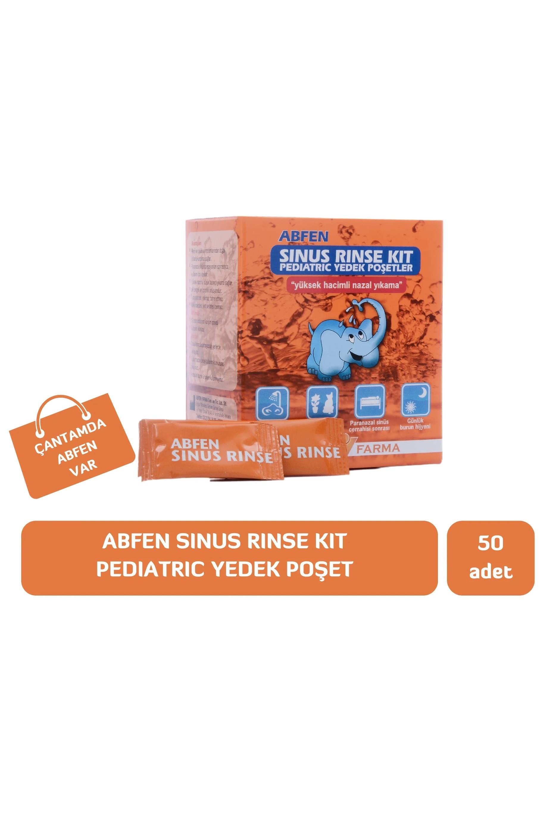 AbfenAbfen Sinüs Rinse Kit Pediatric 50 Yedek PoşetAbfen Sinüs Rinse Kit Pediatric 50 Yedek Poşet Fiyatı ve Özellikleri | Mutlufiyatlar