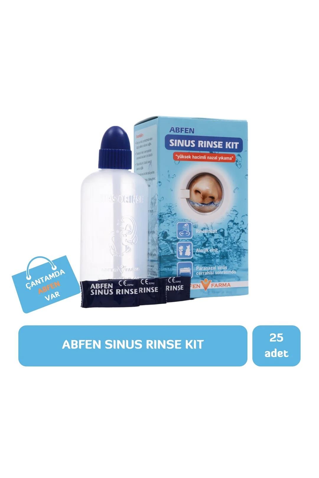 AbfenAbfen Sinüs Rinse Kit Yetişkin 25 x 240 mlAbfen Sinüs Rinse Kit Yetişkin 25 x 240 ml Fiyatı ve Özellikleri | Mutlufiyatlar