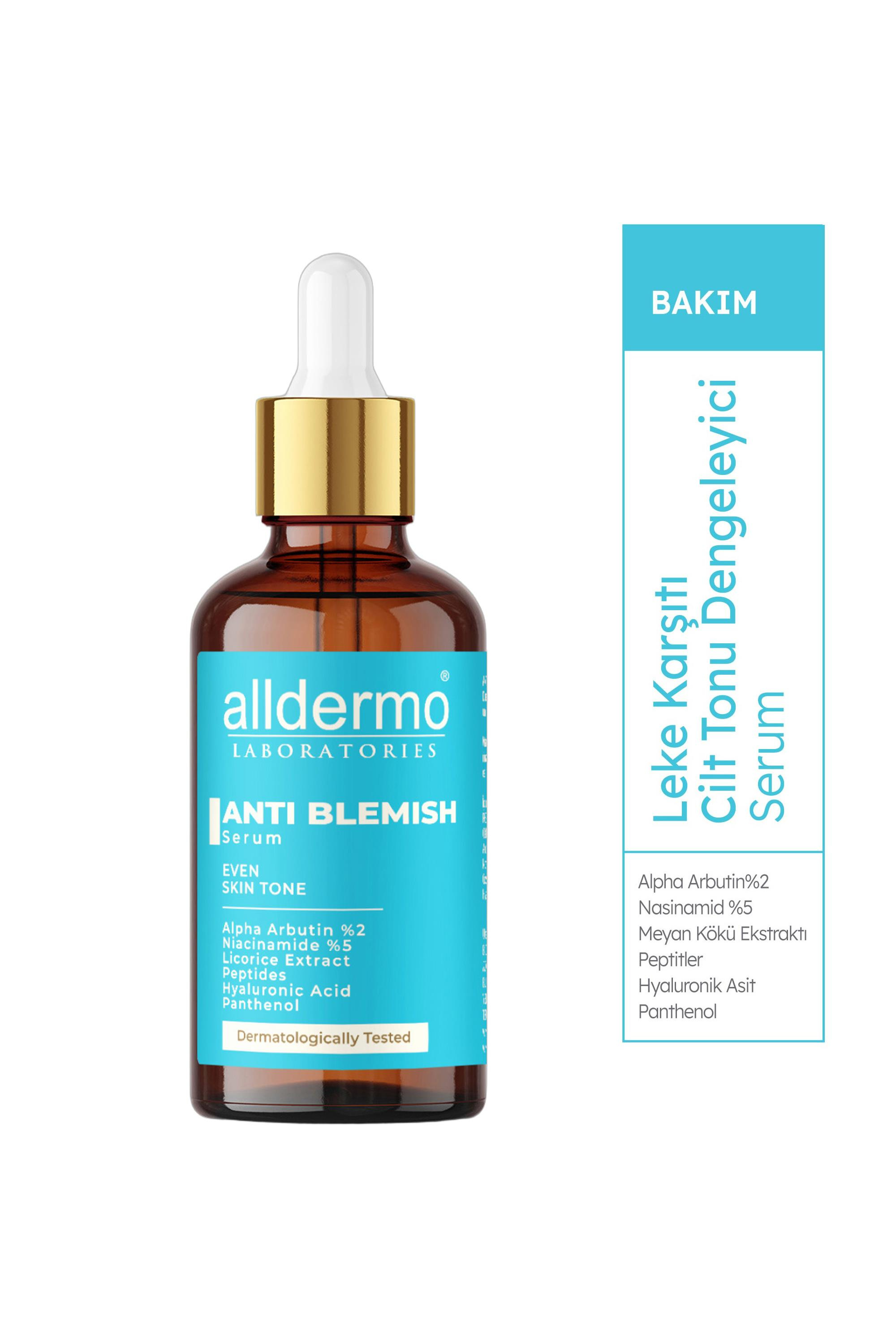 AlldermoAlldermo Anti Blemish Leke Karşıtı Serum 30 mlAlldermo Leke Karşıtı Cilt Tonu Dengeleyici Serum 30 ml Fiyatı ve Özellikleri | Mutlufiyatlar
