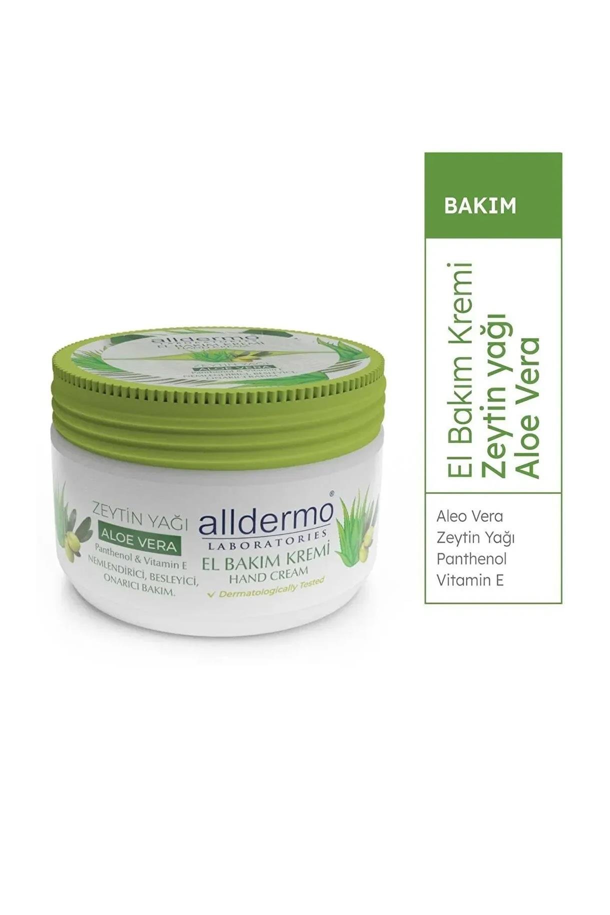 AlldermoAlldermo El Bakım Kremi Aloe Vera Zeytinyağı 250 mlAlldermo El Kremi Aloe Vera Zeytinyağı 250 ml Fiyatı ve Özellikleri | Mutlufiyatlar
