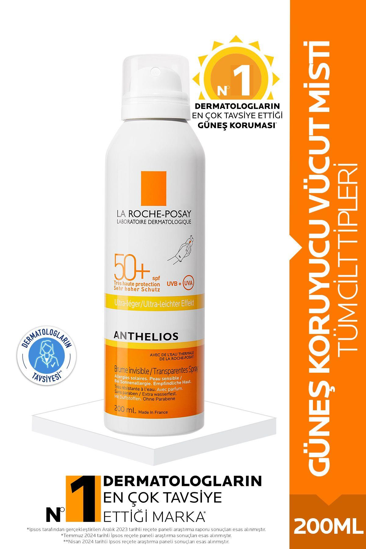 Anthelios Xl Brume Güneş Koruyucu Vücut Spray Spf50 200ml- Tüm Cilt Tipleri