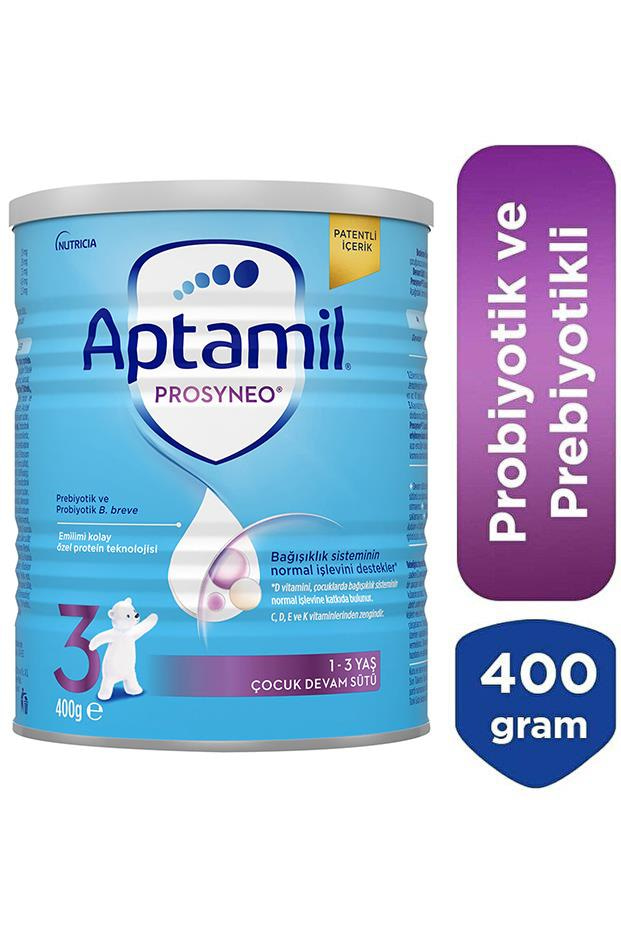 AptamilAptamil Prosyneo 3 Devam Sütü 400 grAptamil Prosyneo 3 Devam Sütü 400 gr Fiyatı ve Özellikleri | Mutlufiyatlar