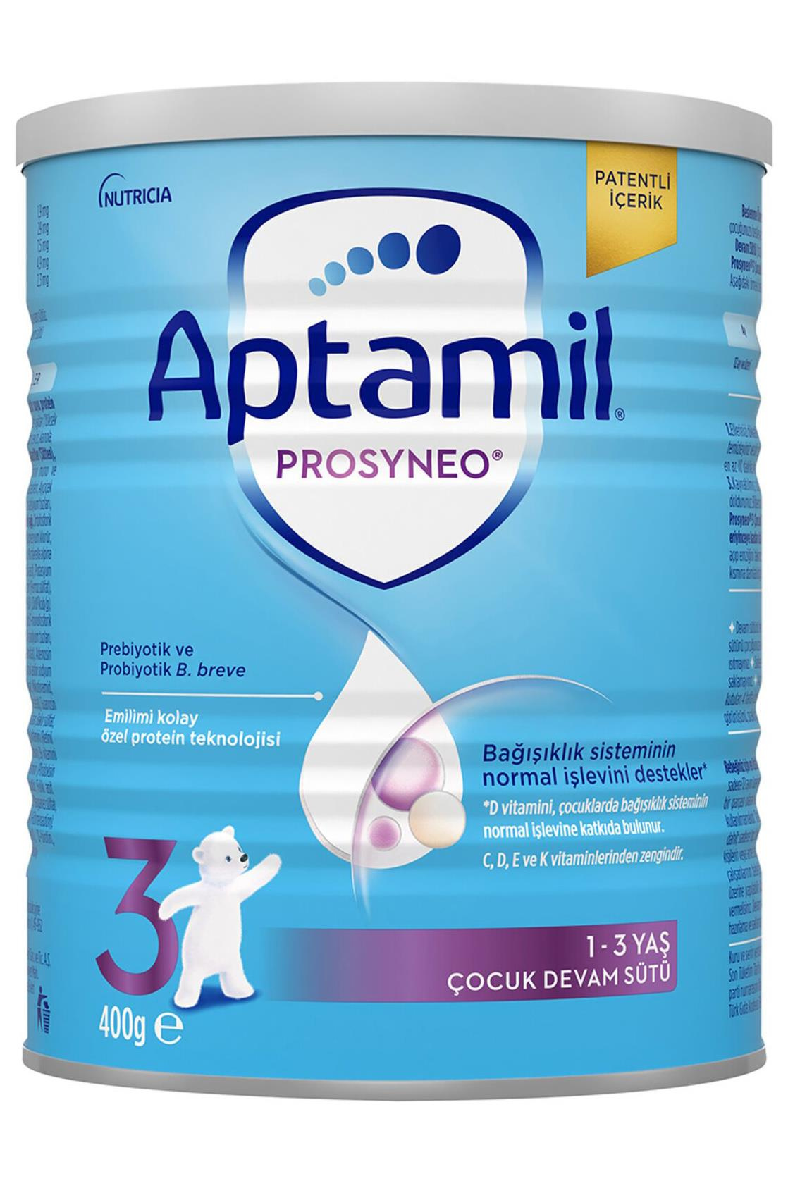 AptamilAptamil Prosyneo 3 Devam Sütü 400 grAptamil Prosyneo 3 Devam Sütü 400 gr Fiyatı ve Özellikleri | Mutlufiyatlar