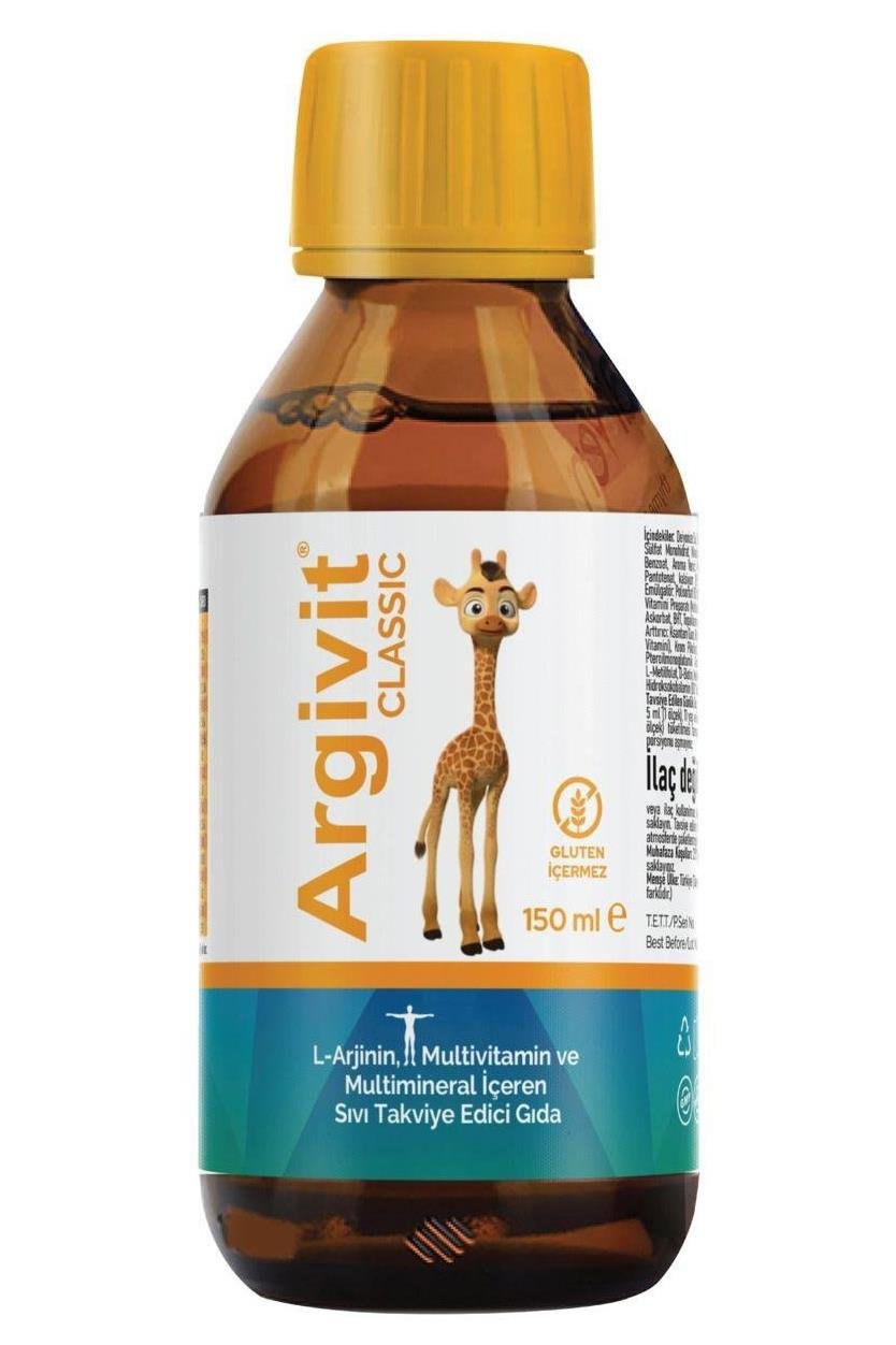 ArgivitArgivit Classic Vitamin Mineral L-Arjinin Şurup 150 mlArgivit Classic Vitamin Mineral L-Arjinin Şurup 150 ml Fiyatı ve Özellikleri | Mutlufiyatlar